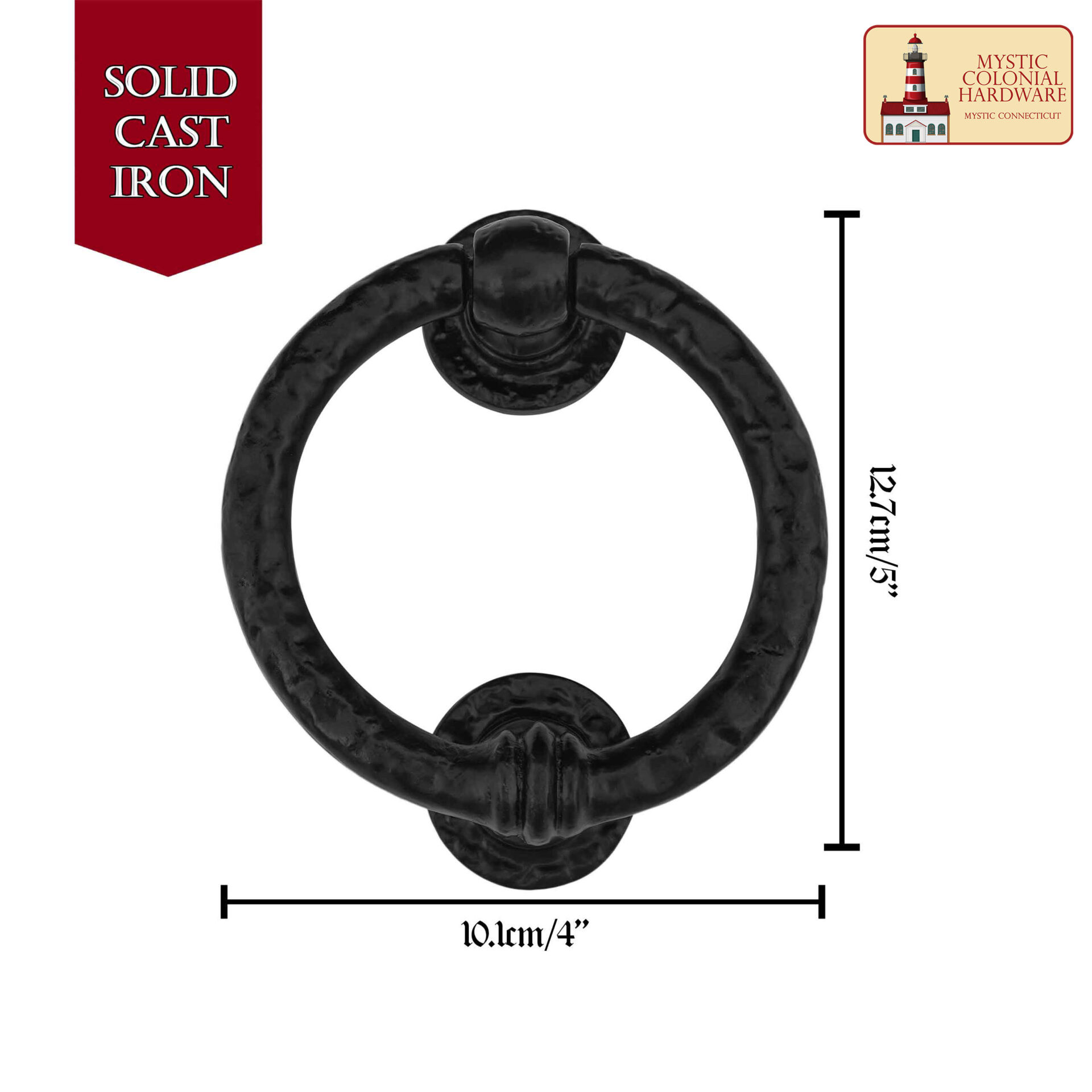 Colonial Era Cast Iron Door Knocker-500214 2 Large Cast Iron Door Knocker