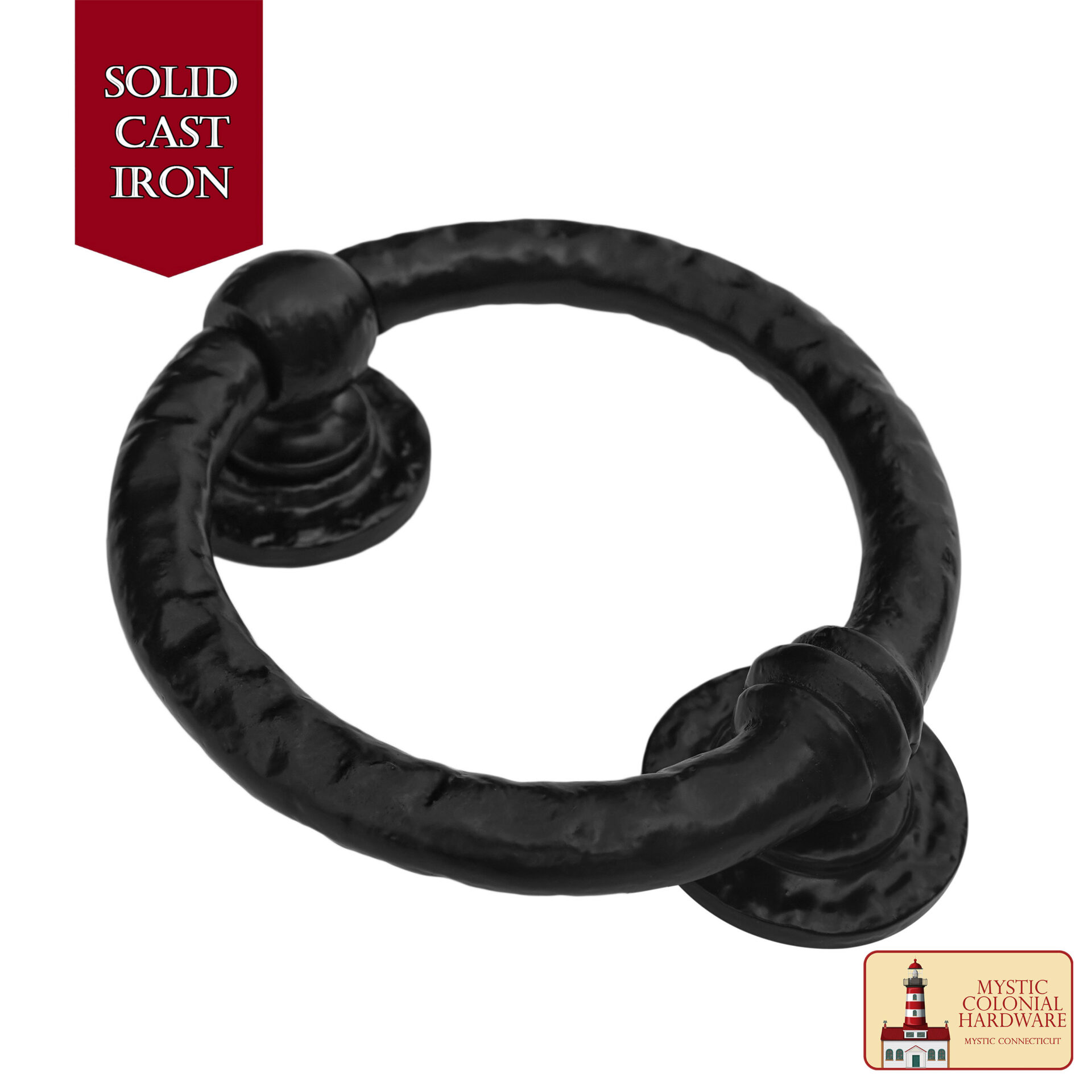 Colonial Era Cast Iron Door Knocker-500214 3 Large Cast Iron Door Knocker