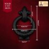 Cast Iron Ring Door Knocker