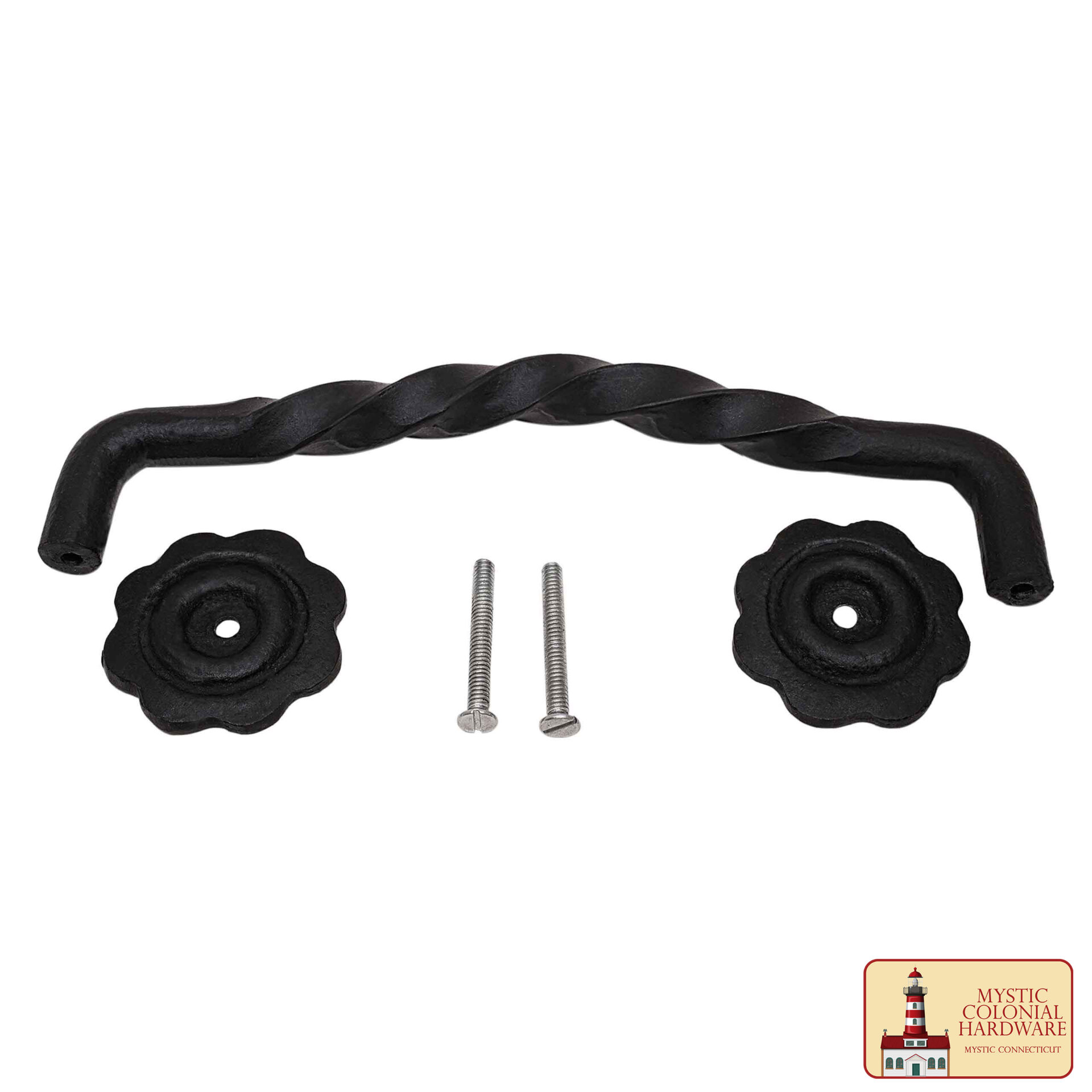 Black Cast Iron Pull Handles