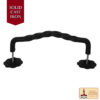 Black Cast Iron Pull Handles