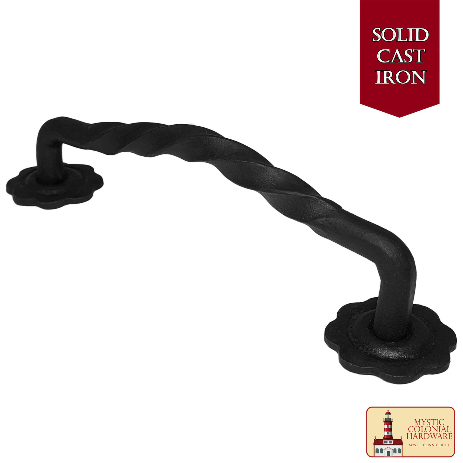 Black Cast Iron Pull Handles