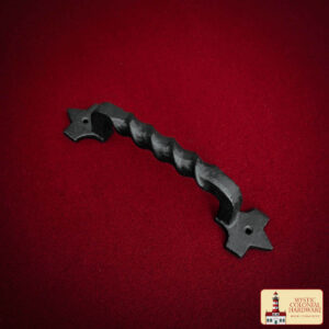 Black Cast Iron Pull Handles 10 inch – Cabinet Door Handles, Gate Handle Pull, Barn Door Hardware, Grab Handles