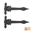 Colonial Era Cast Iron T-Hinge-500246OBL-2SET Professional Grade Quality Solid Heavy Duty Screen Door Hinges with Oil Blackened Finish