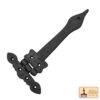 Colonial Era Cast Iron T-Hinge-500246OBL-2SET 4 Professional Grade Quality Solid Heavy Duty Screen Door Hinges with Oil Blackened Finish