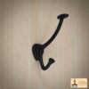 Rustic Cast Iron Wall Hooks : Ideal for Victorian, Colonial, Retro, Steampunk, Gothic, and Baroque Settings (13.4×3.8) cm