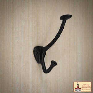 Rustic Cast Iron Wall Hooks : Ideal for Victorian, Colonial, Retro, Steampunk, Gothic, and Baroque Settings (13.4×3.8) cm