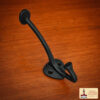 Rustic Cast Iron Wall Hooks : Ideal for Victorian, Colonial, Retro, Steampunk, Gothic, and Baroque Settings (13.4×3.8) cm