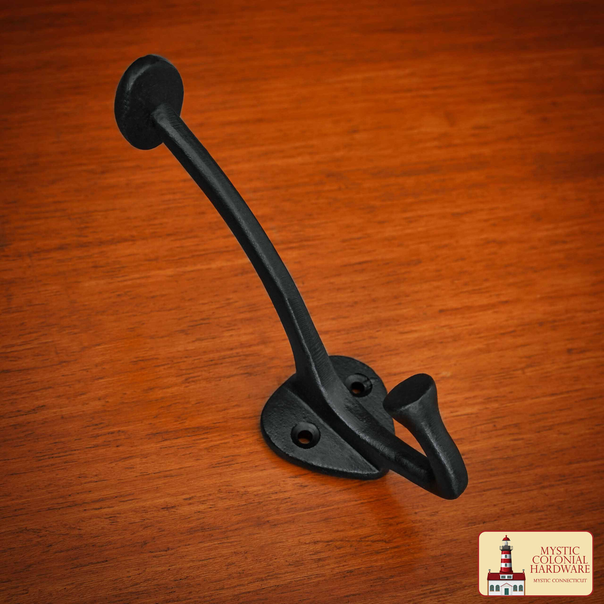 Rustic Cast Iron Wall Hooks : Ideal for Victorian, Colonial, Retro, Steampunk, Gothic, and Baroque Settings (13.4×3.8) cm