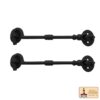 Black Wrought Iron Cabin Hook Eye