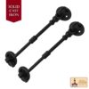 Black Wrought Iron Cabin Hook Eye