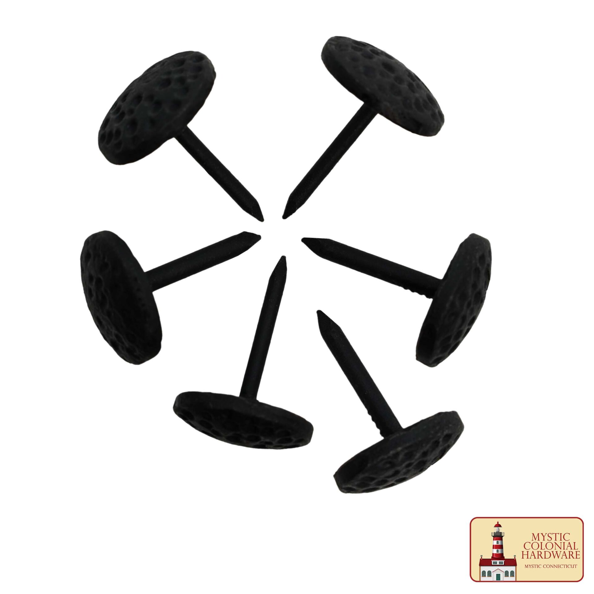 Colonial Era Solid Cast Iron Nails-500159-6SET 4 decorative nails