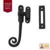 Colonial Era Solid Cast Iron Surface Bolt-500248OB 3 Window Latch