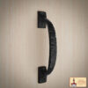 Colonial Era Wrought Iron Handle-500278OB 1 Medieval Style Castle Door Handle: Solid Hand Forged Iron
