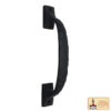 Colonial Era Wrought Iron Handle-500278OB 3 Medieval Style Castle Door Handle: Solid Hand Forged Iron