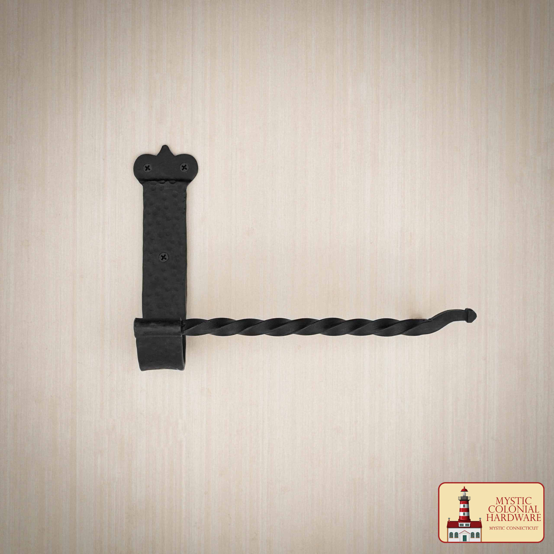 Colonial Era Wrought Iron Towel Holder-500197 1 Paper Holder Solid CAST Iron Victorian, Colonial, Retro, steampunck, Gothic, Baroque Medieval