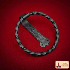 Rustic Twist Towel Ring