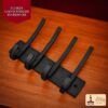 Colonial Era Wrought Iron Wall Hooks-500238OB-4 1 Rustic Forged Iron Wall Hooks, Heavy Duty Retro Utility Hooks for Hanging Coat, Bag, Towel, Robe, Hat and More: Black