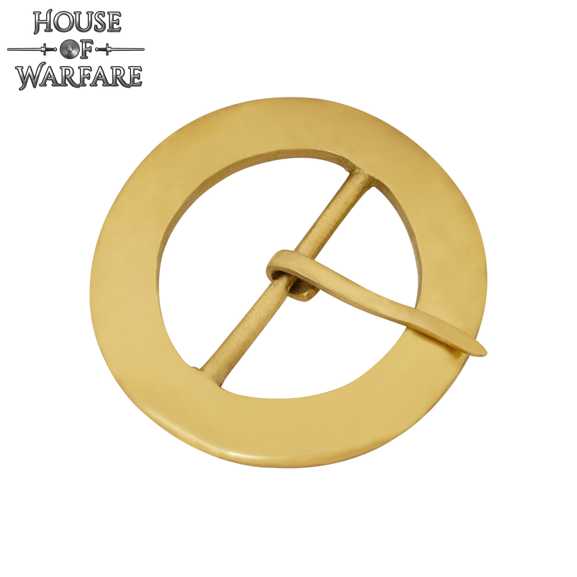 Medieval Brass Belt Buckle-700314 3 Round Brass Buckle