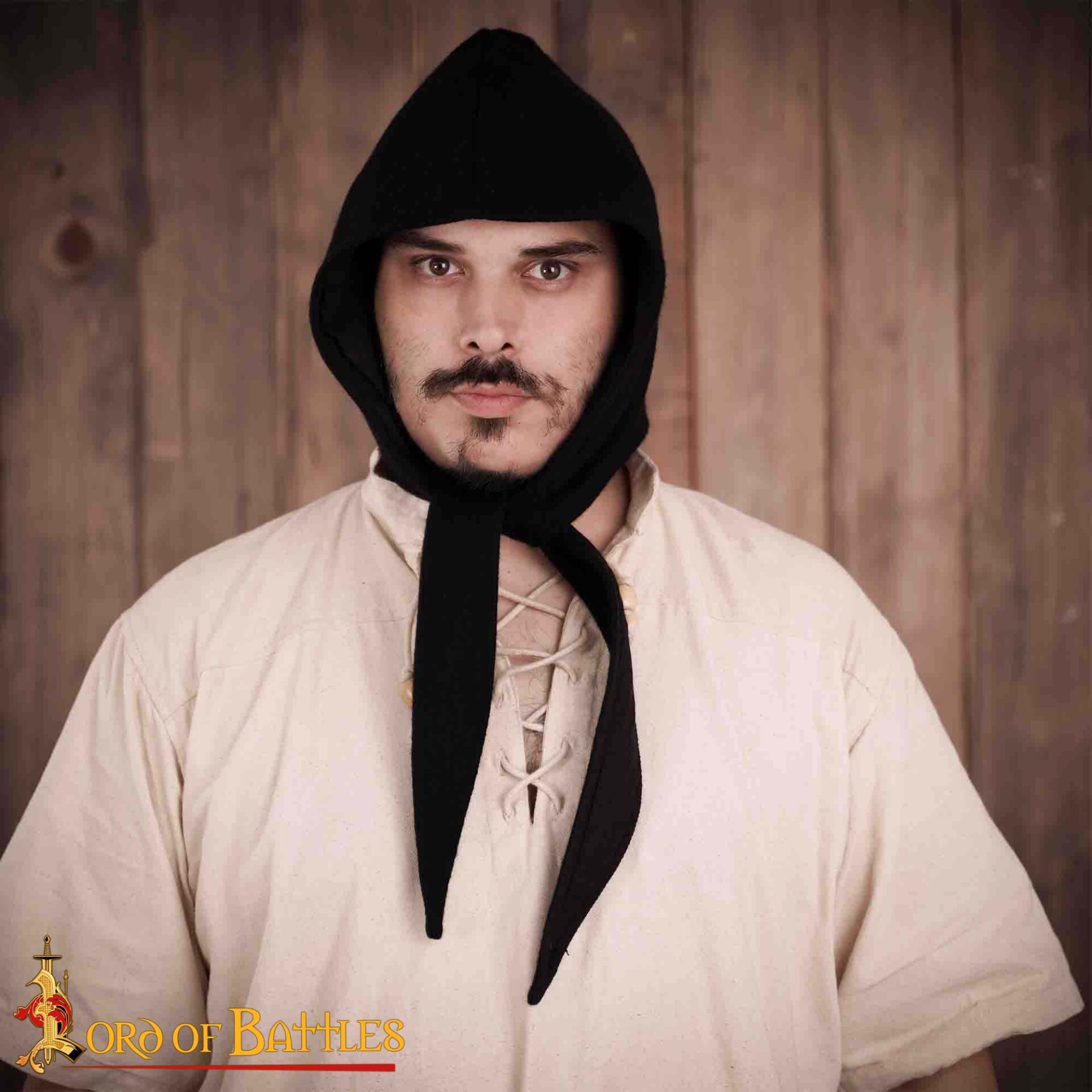 Medieval Cap-25844 6 wool hood