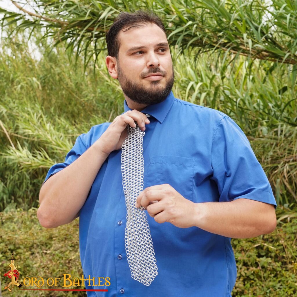 Chainmail Tie: Stunning 8mm Anodized Crafting Essential