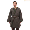 Medieval Coat-301105BRGN 3 Viking Klappenrock Woolen Coat
