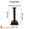 Medieval Helmet Stands-26255 2 Wooden Helmet Stand