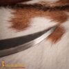 Medieval Knives-25406 5 Medieval Huntsman Hand Forged Knife with Genuine Leather Sheath