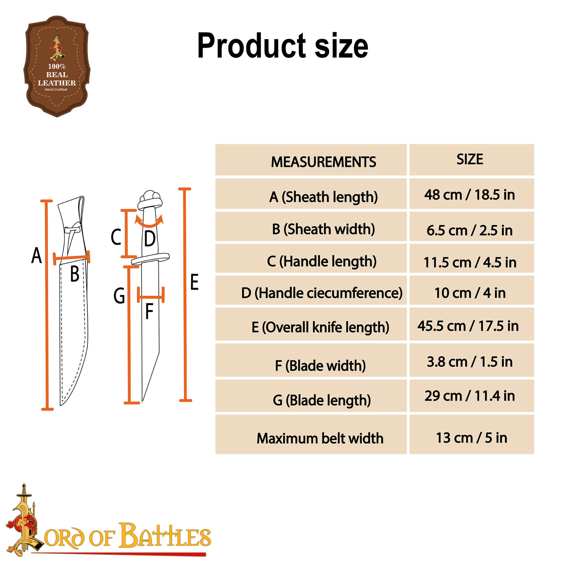 Medieval Knives-25813 2 Viking Seax Dagger