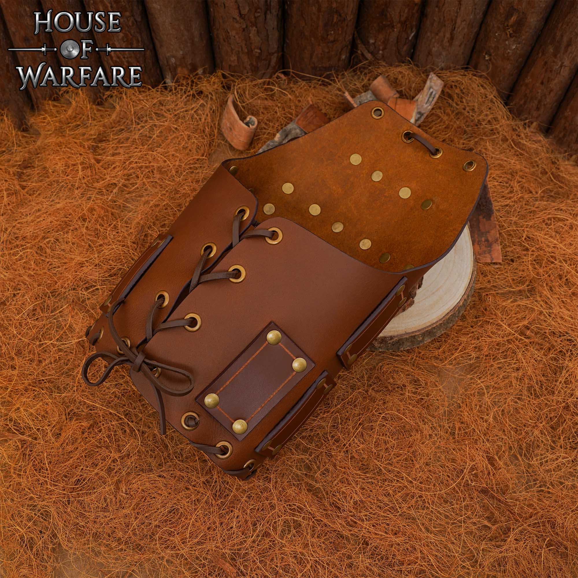 Bohemond Leather Shoulder Pauldrons