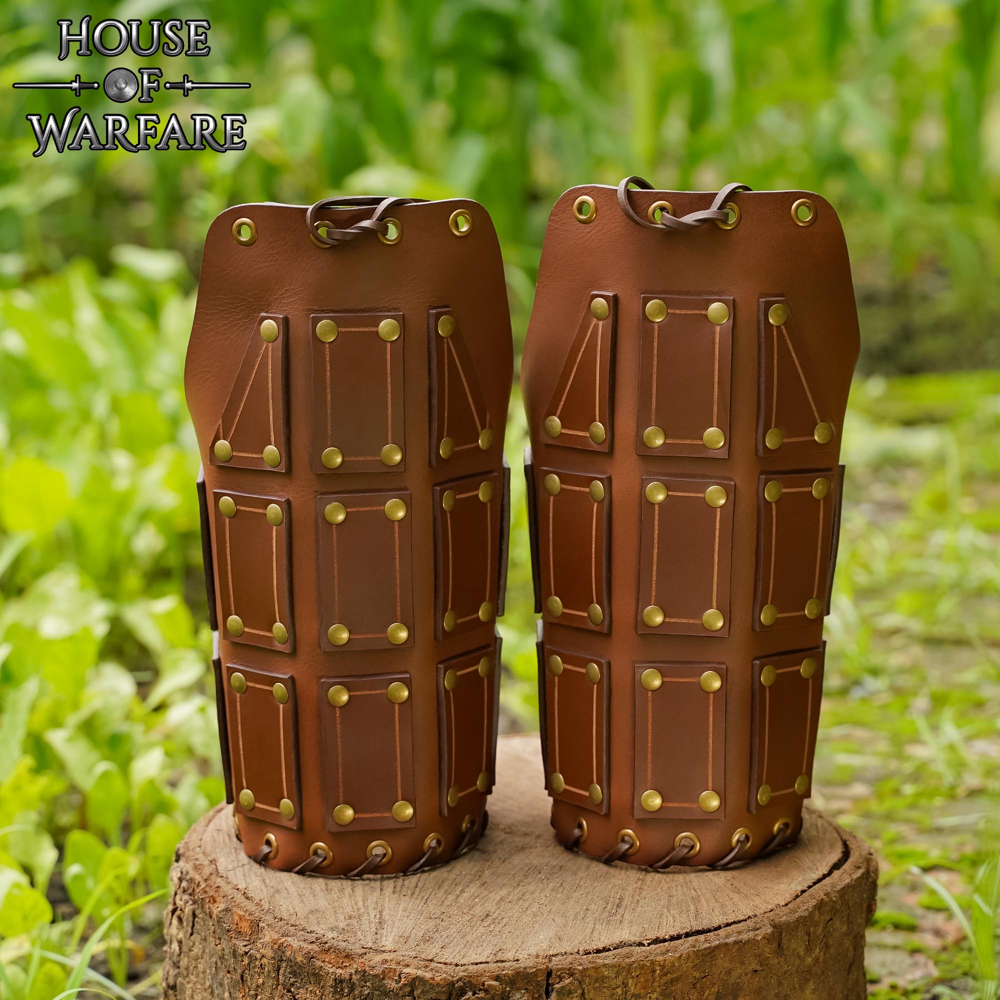 Bohemond Leather Shoulder Pauldrons