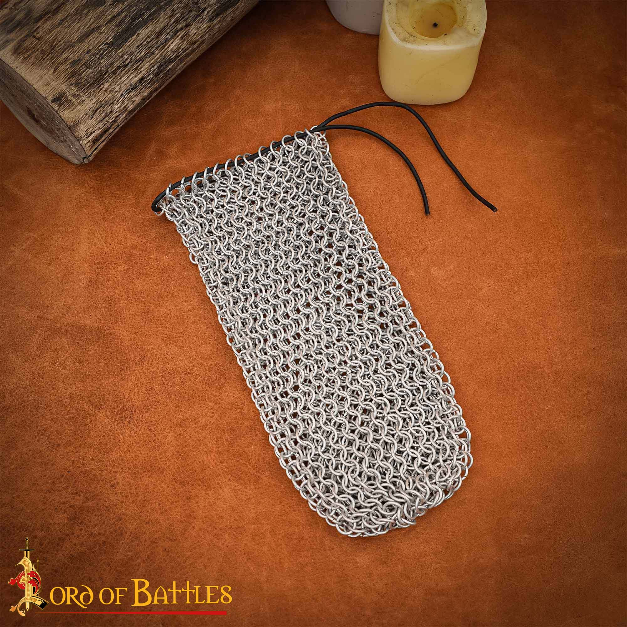 Medieval Mail Accessories-1501AN Chainmail Bottle Bag