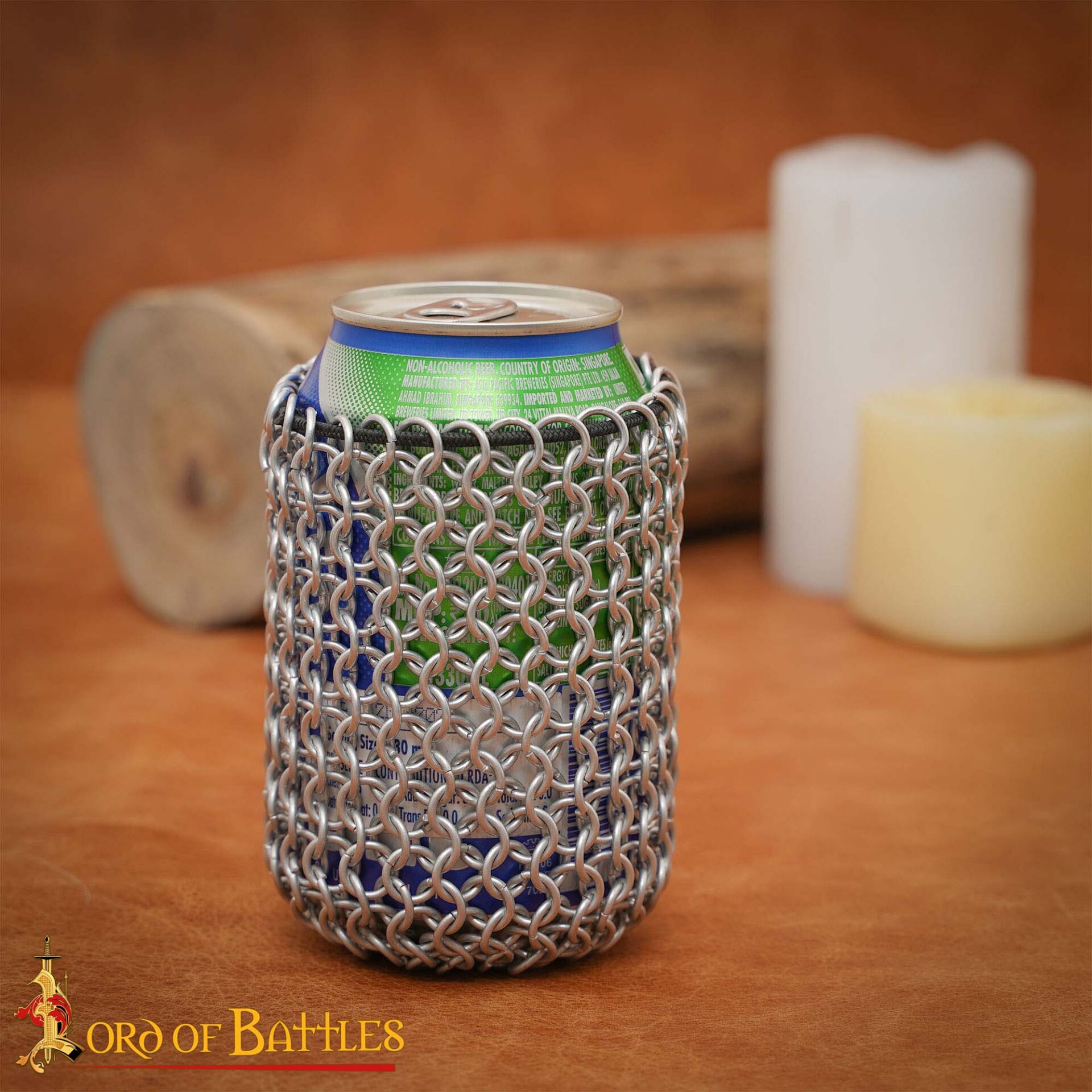 Medieval Mail Accessories-1502AN 4 Chainmail Can Koozie