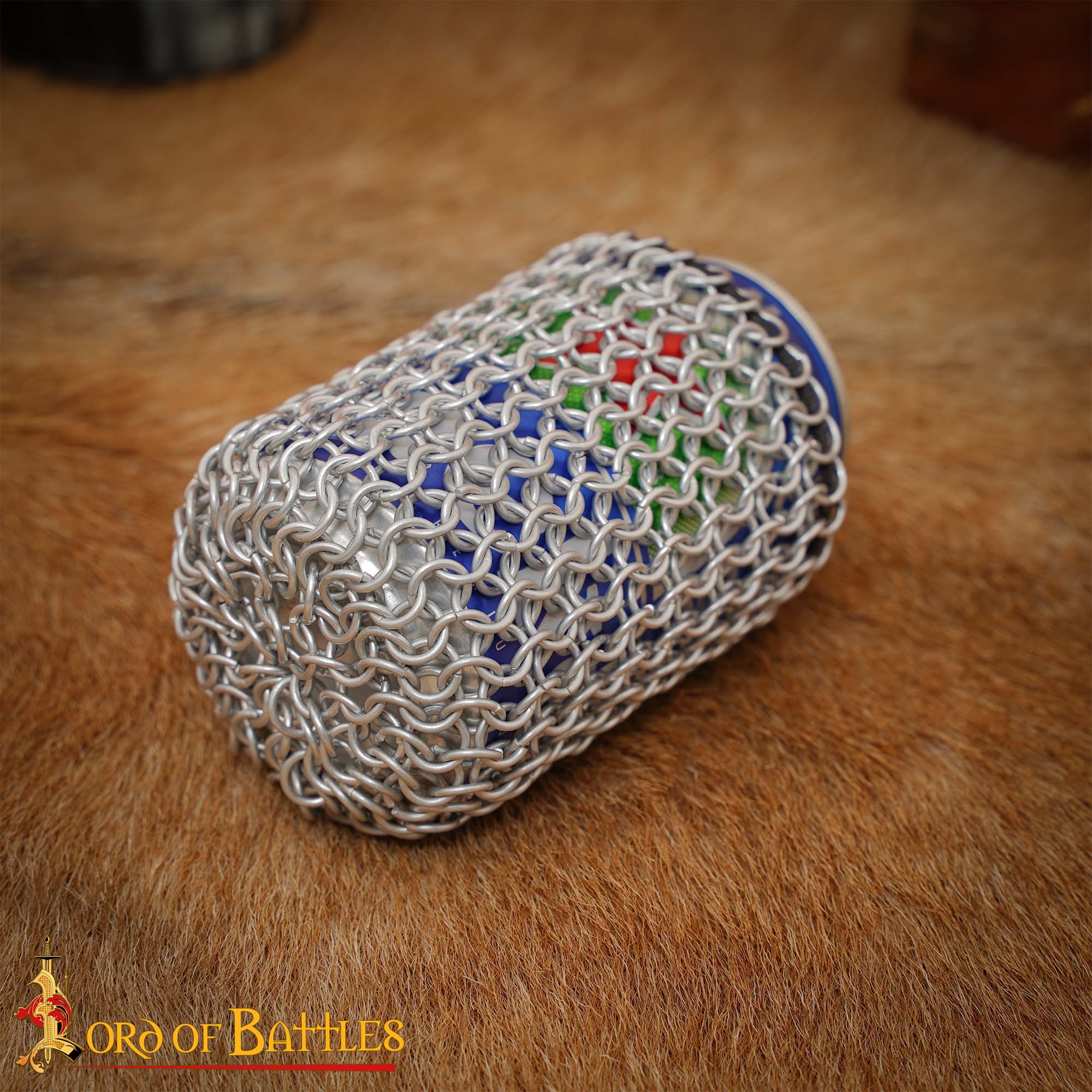 Medieval Mail Accessories-1502AN 5 Chainmail Can Koozie