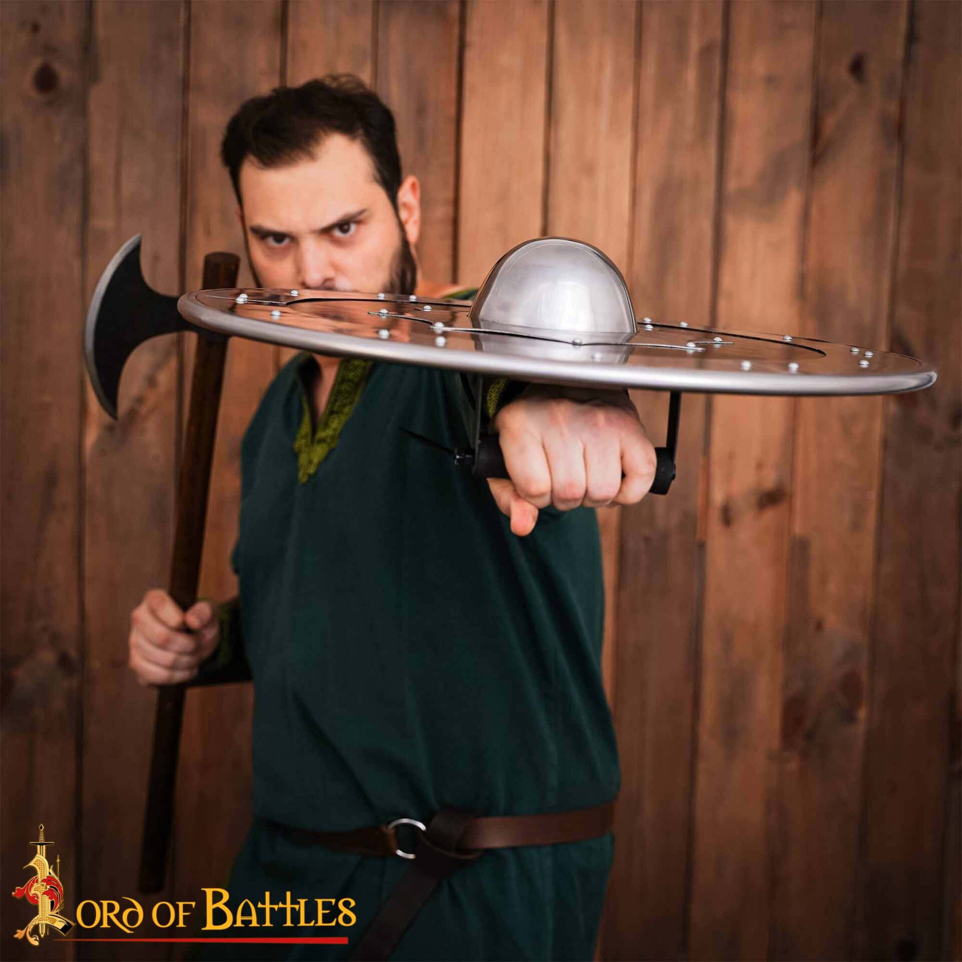 Medieval Sheilds-60205 4 Warrior Wooden Decorative Shield