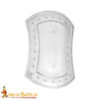 Medieval Shields-2126P16 3 Medieval Rectangular Buckler Functional Steel Shield