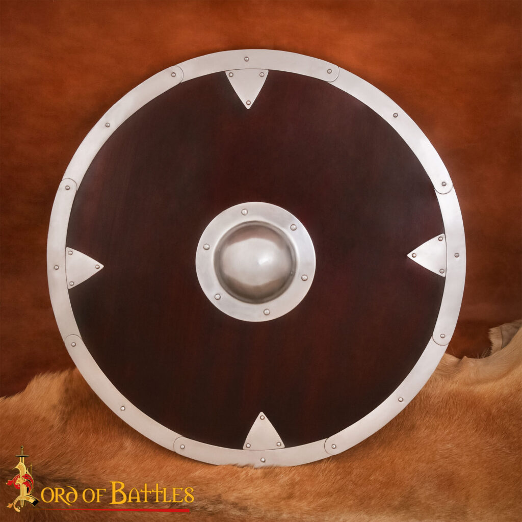 Viking Wooden Combat Shield Functional for Historical Re-enactments