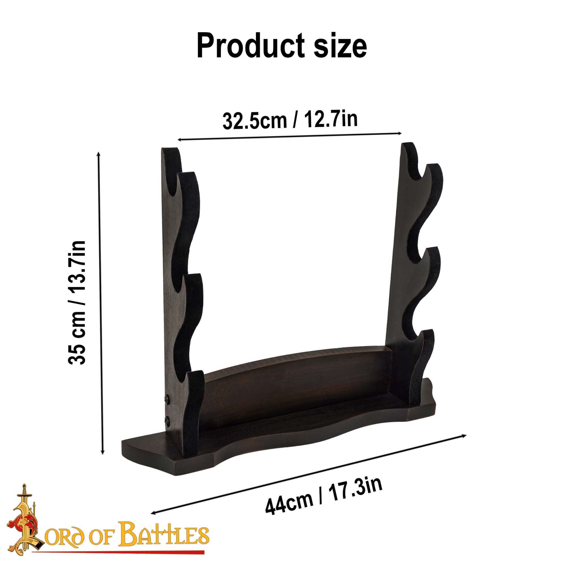 Medieval Shields and swords accesories-26152 2 hardwood axe stand