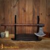 Medieval Shields and swords accesories-26152 4 hardwood axe stand