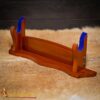 Single Tier Handcrafted Genuine Hardwood Sword and Axe Stand