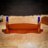 Single Tier Handcrafted Genuine Hardwood Sword and Axe Stand