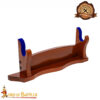 Single Tier Handcrafted Genuine Hardwood Sword and Axe Stand