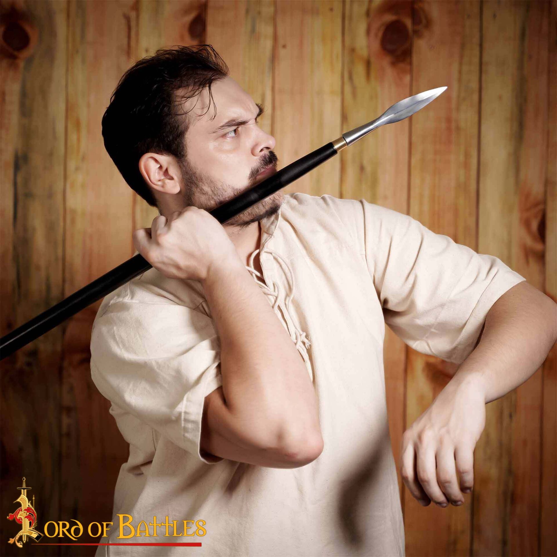 Medieval Leaf Bladed Javelin Steel Spear Head