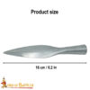 Medieval Leaf Bladed Javelin Steel Spear Head