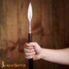 Medieval Leaf Bladed Javelin Steel Spear Head