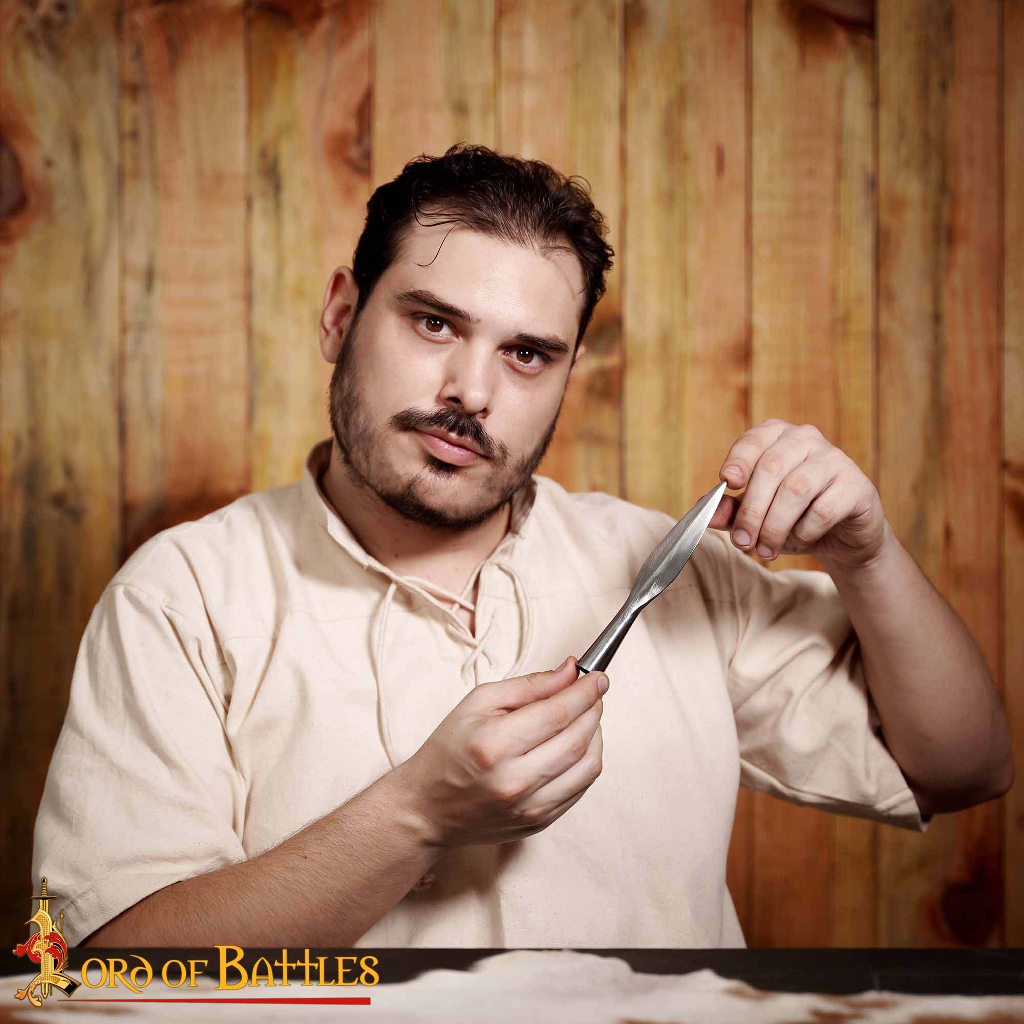 Medieval Leaf Bladed Javelin Steel Spear Head