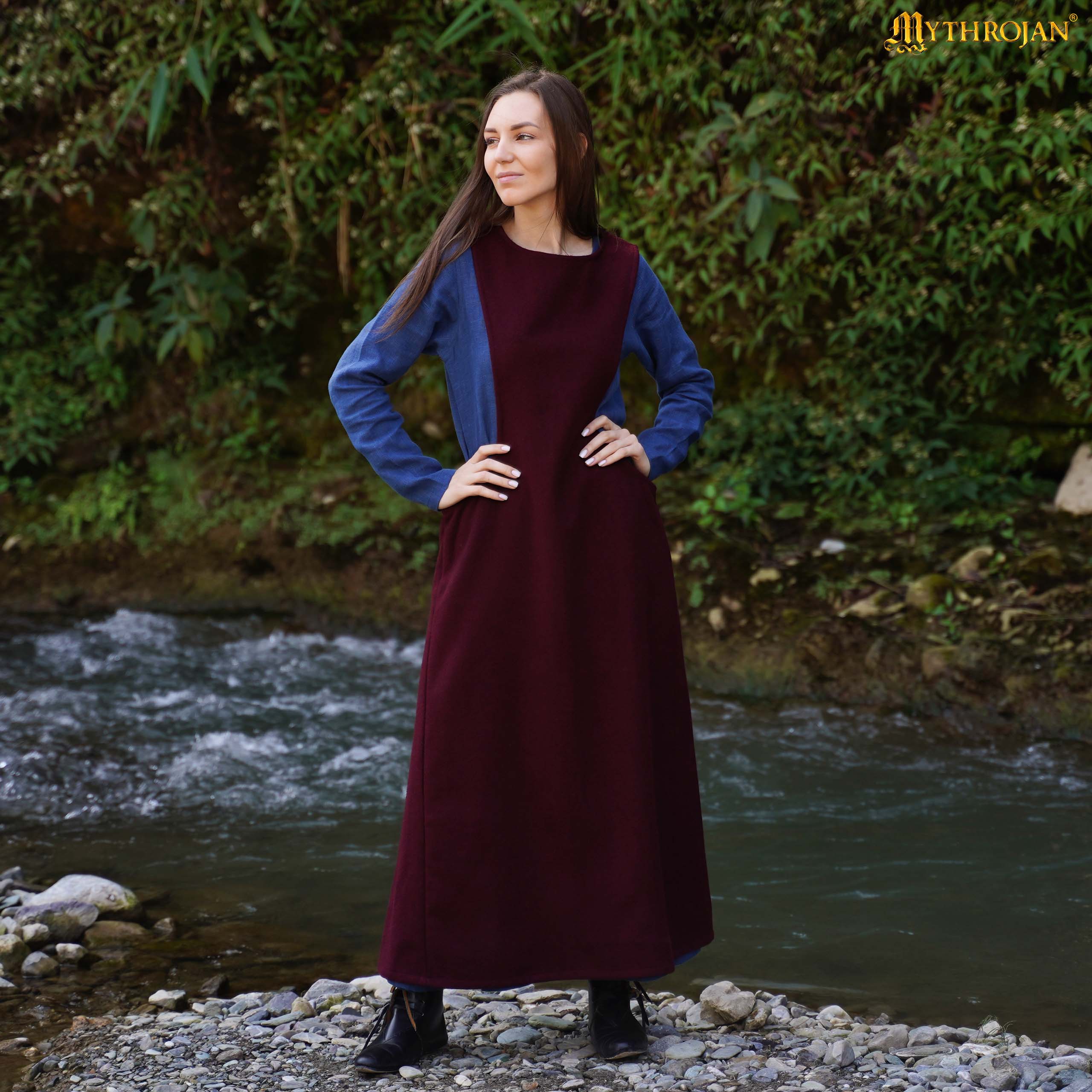 Medieval Surcoat-301131WRB Medieval sleeveless surcoat