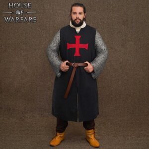 Black Medieval Crusader Tabard