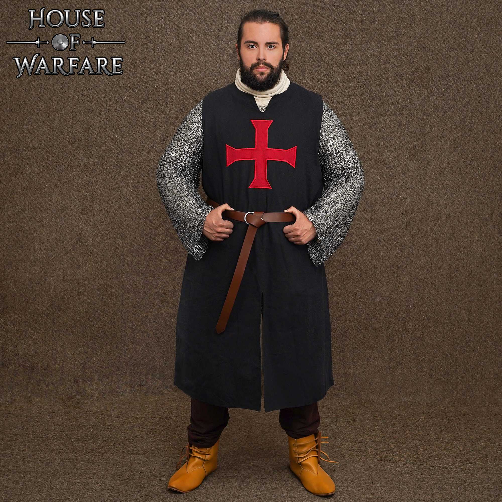 Medieval Tabard-700930 Black Medieval Crusader Tabard