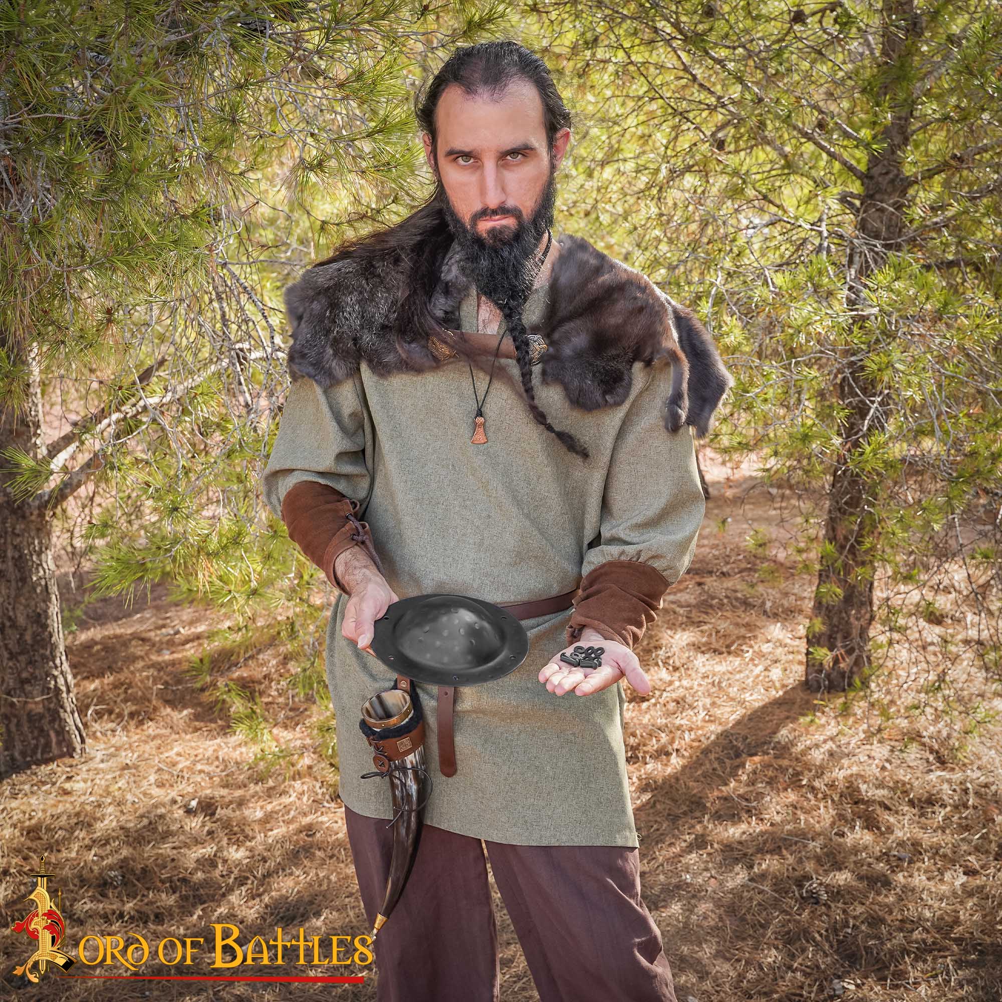 Medieval Umbos-2199N12 5 Rustic Functional Steel Umbo for Viking or Celtic Shields